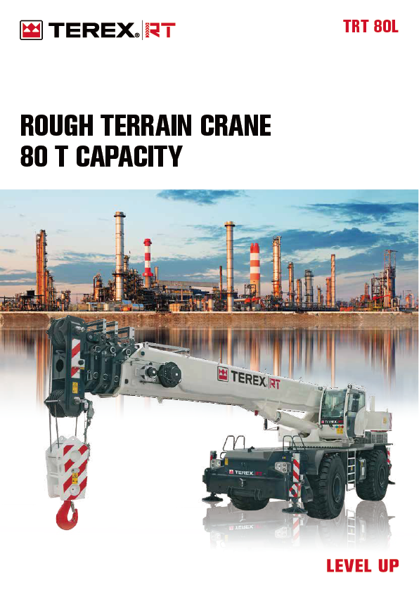 TRT-80_rough terrain crane 80T capacity